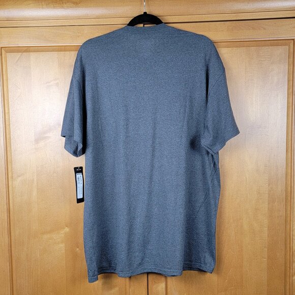 Men's Majestic NFL Raiders Grey Crew Neck Short Sleeve Tee - XL - Picture 3 of 6